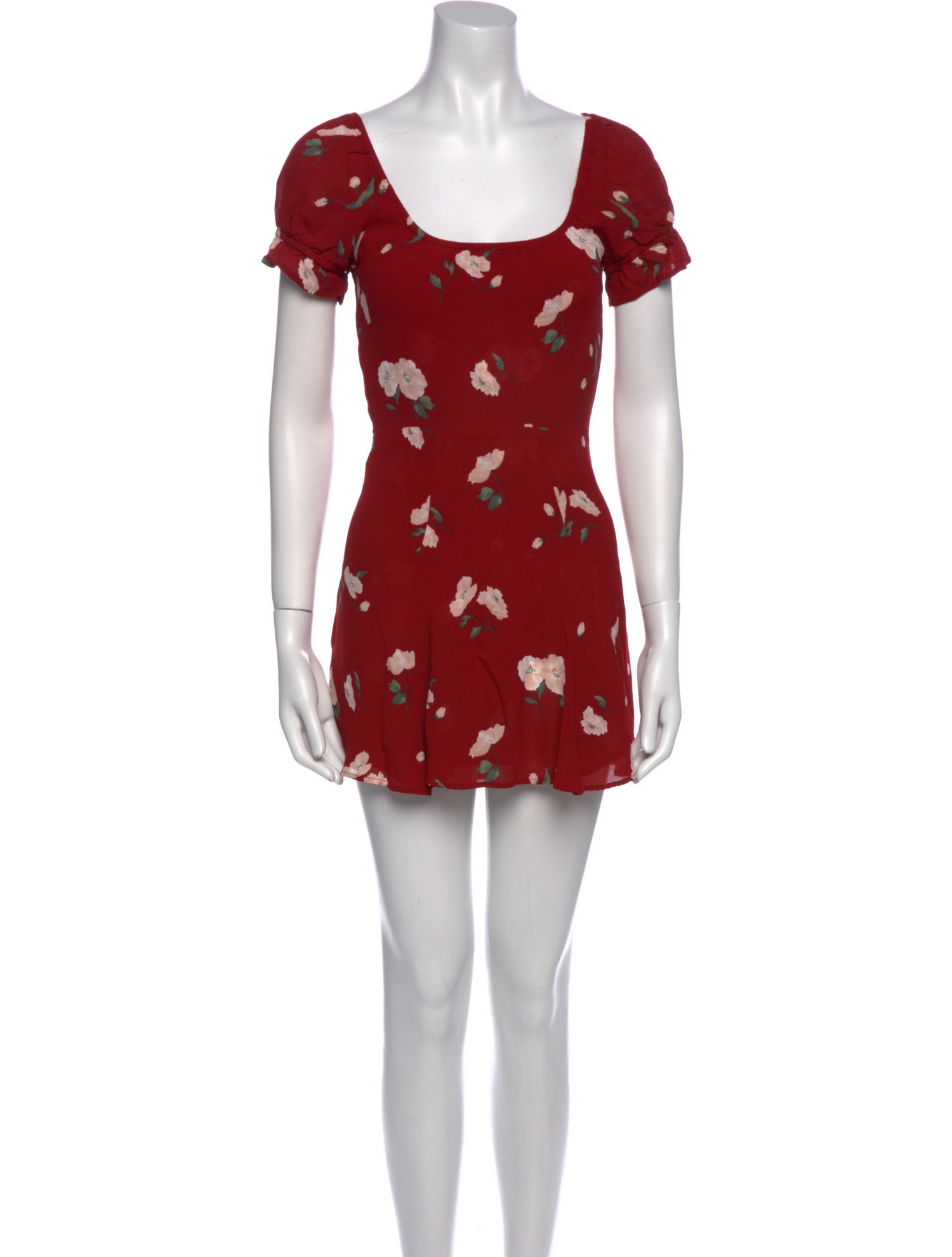 Reformation Floral Print Mini Dress