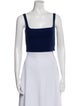 Reformation Square Neckline Sleeveless Crop Top