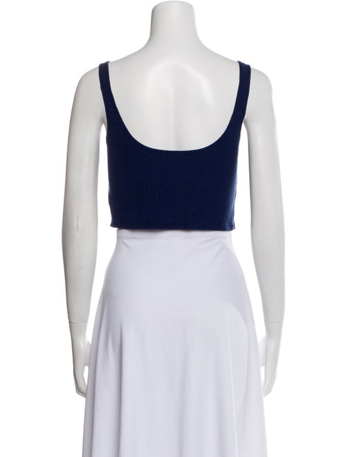 Reformation Square Neckline Sleeveless Crop Top