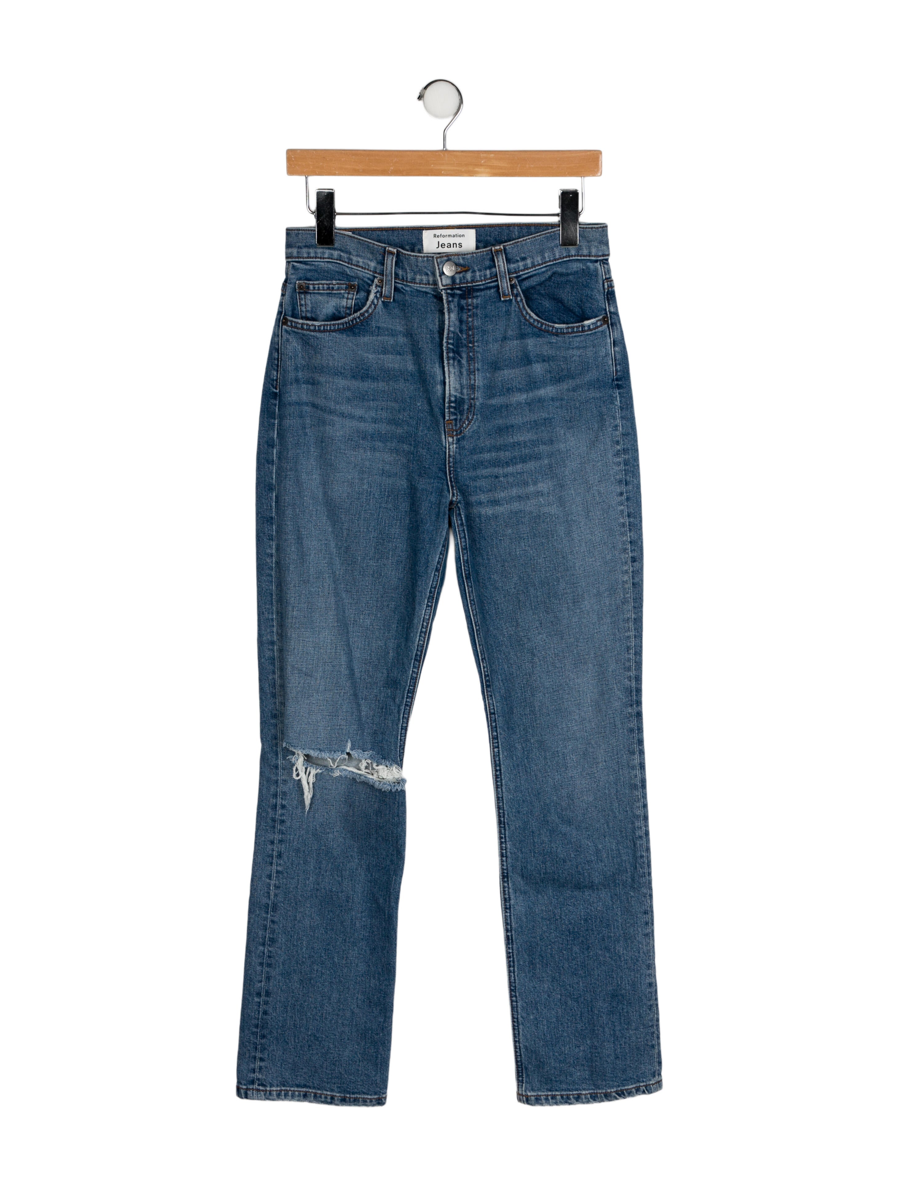 Reformation High-Rise Straight Leg Jeans