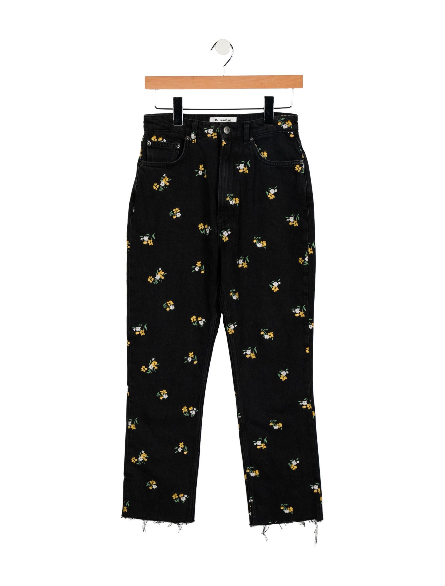 Reformation High-Rise Straight Leg Jeans