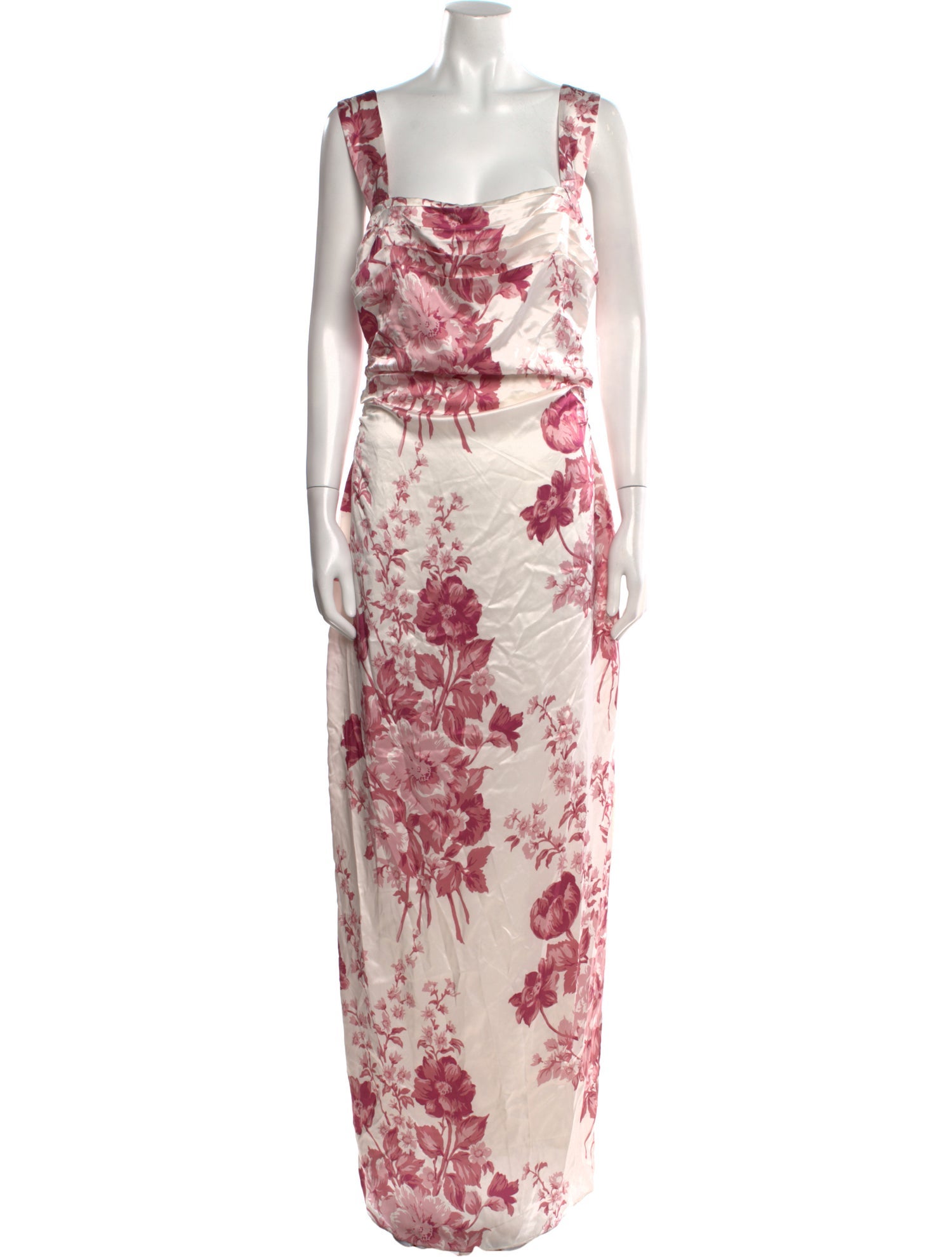 Reformation Silk Long Dress