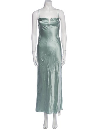 Reformation Silk Long Dress