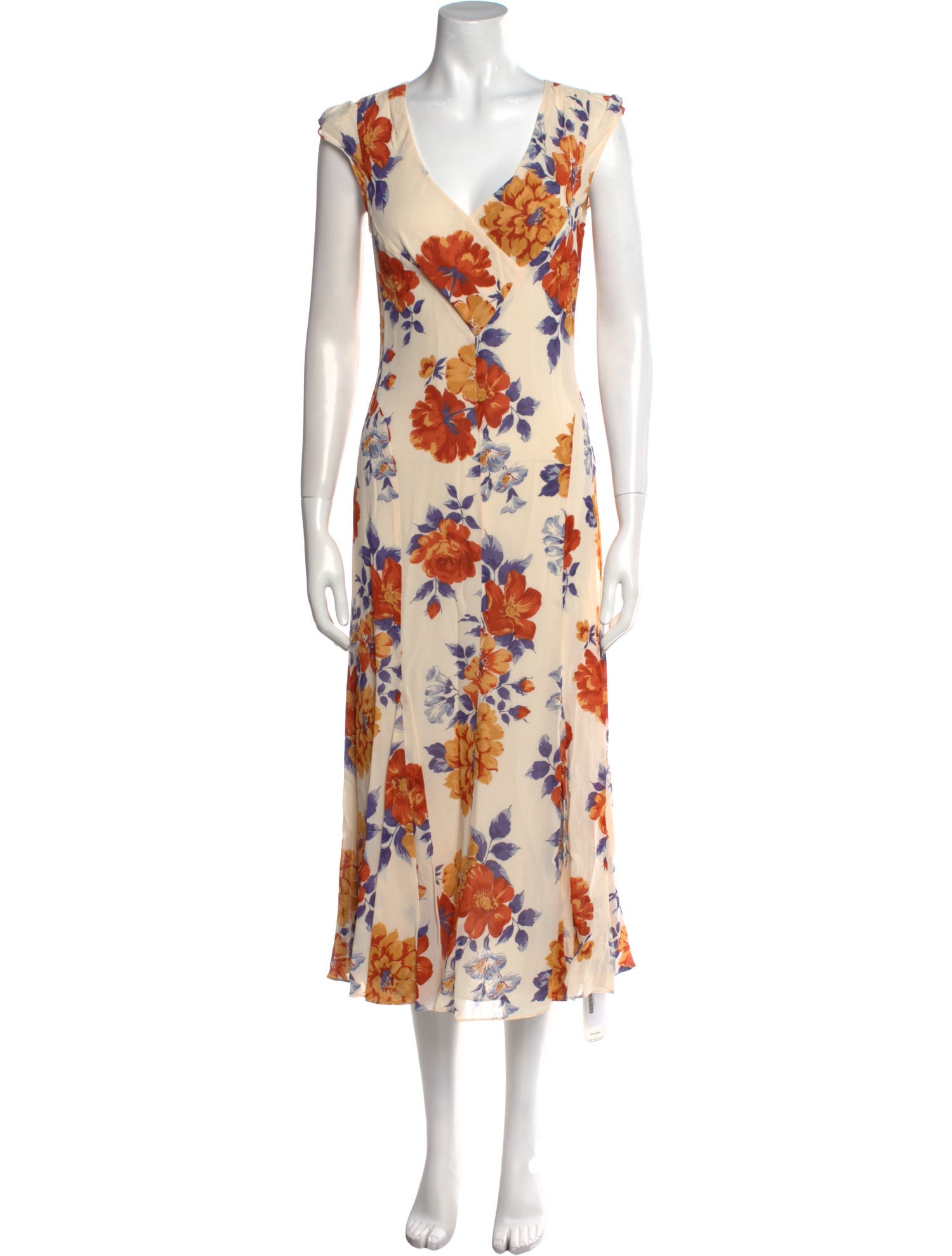 Reformation Floral Print Long Dress