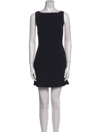 Reformation Bateau Neckline Mini Dress