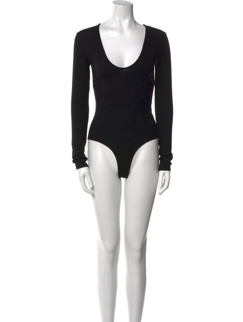 Reformation Scoop Neck Long Sleeve Bodysuit