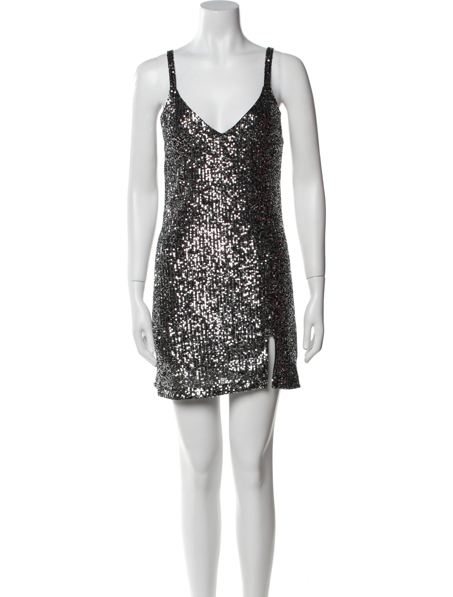 Reformation V-Neck Mini Dress