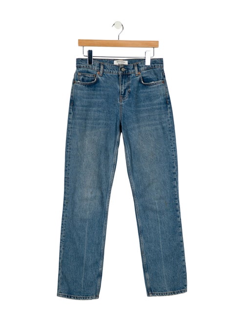 Reformation Mid-Rise Straight Leg Jeans