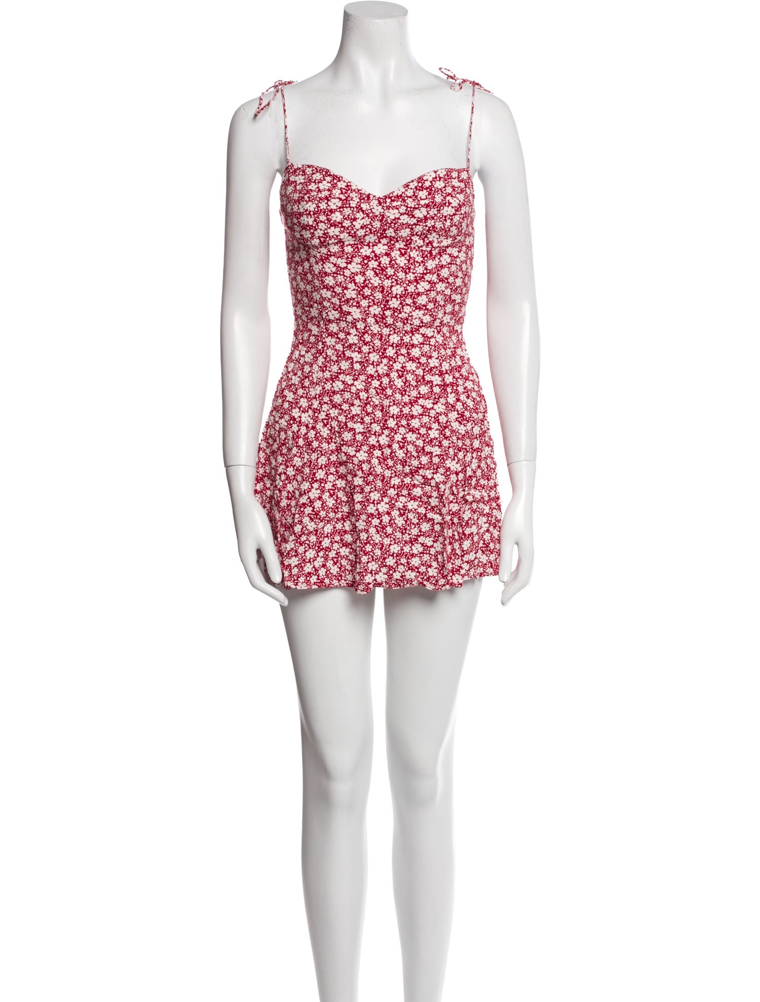 Reformation Floral Print Mini Dress