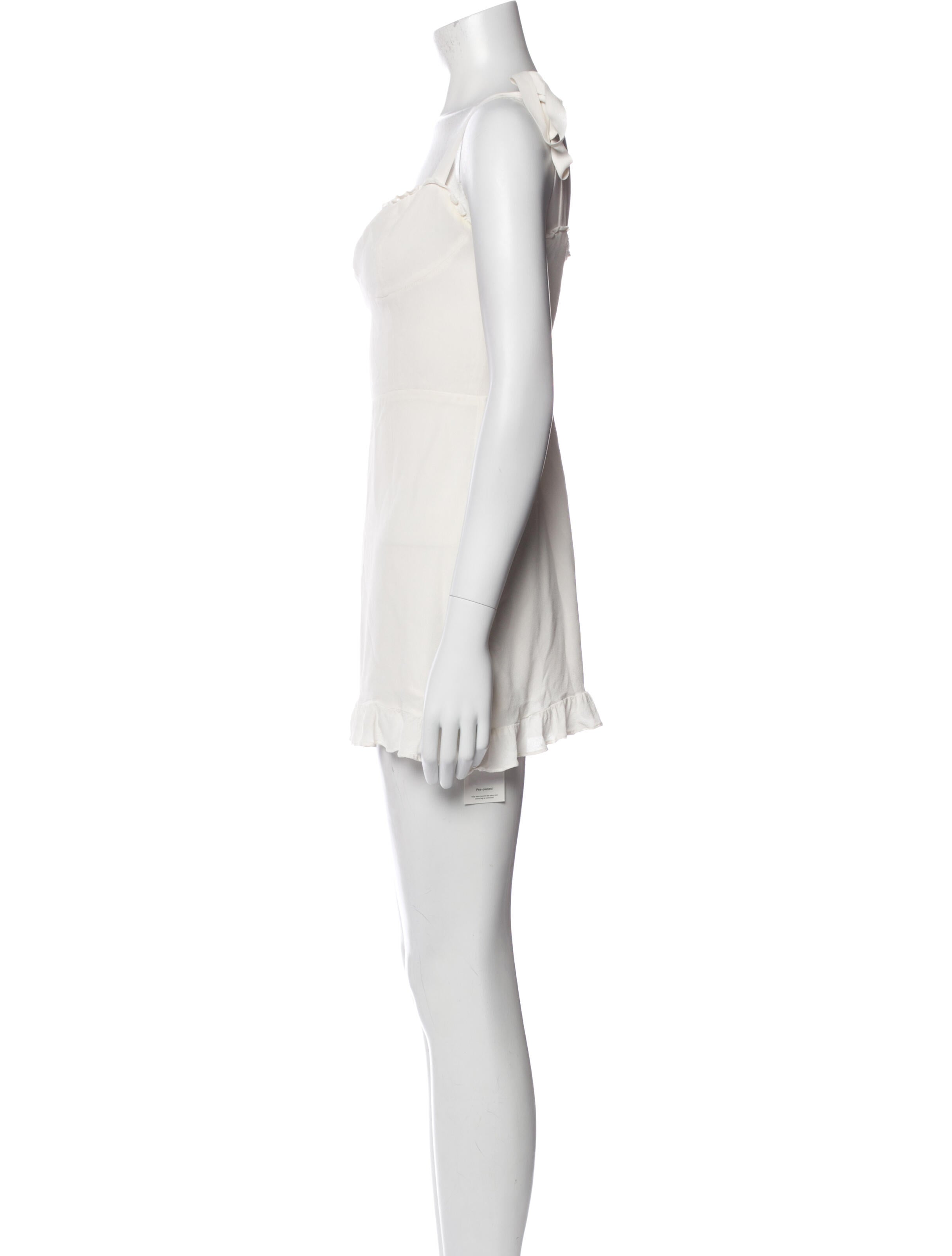 Reformation Square Neckline Mini Dress