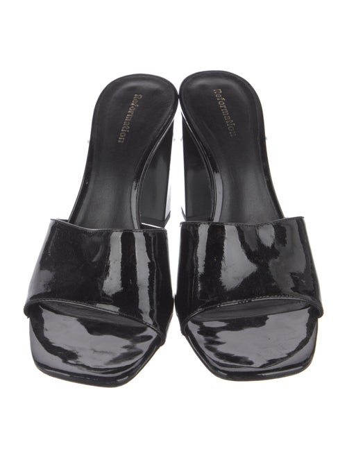 Reformation Patent Leather Slides