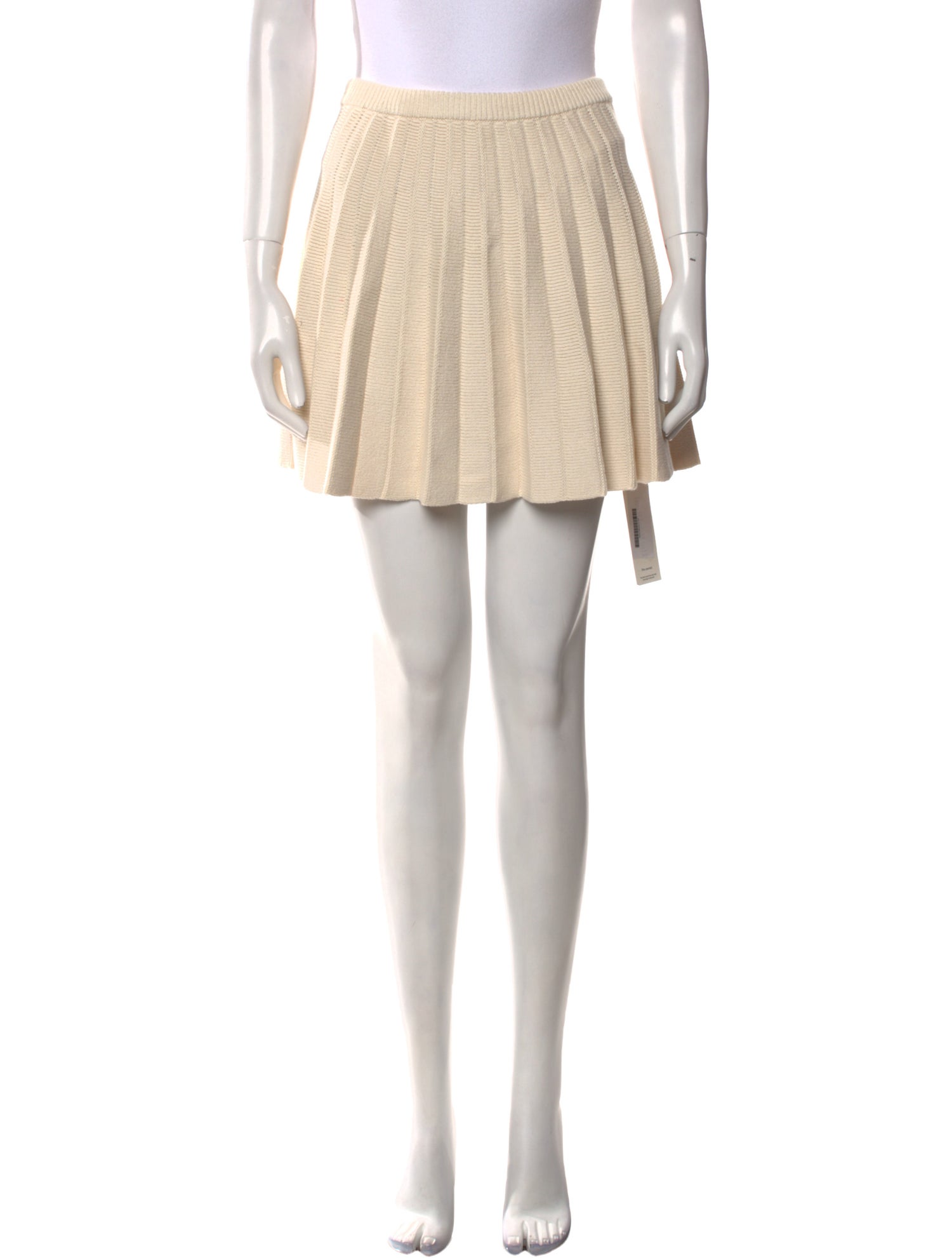 Reformation Pleated Accents Mini Skirt