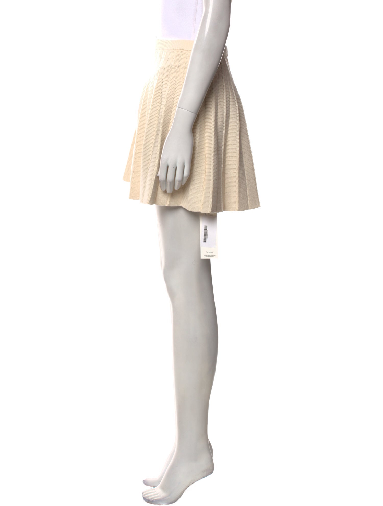 Reformation Pleated Accents Mini Skirt