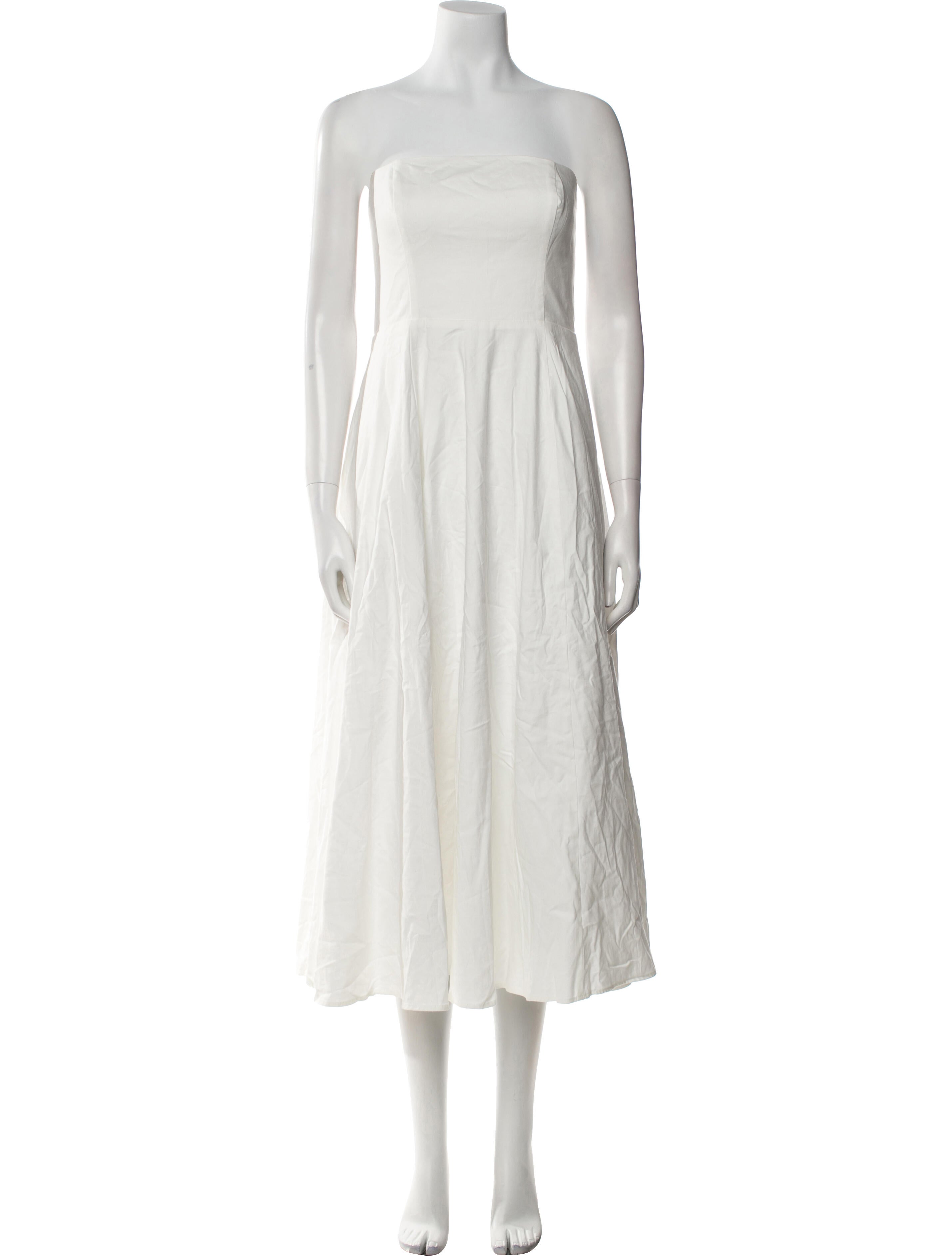 Reformation Strapless Midi Length Dress w/ Tags