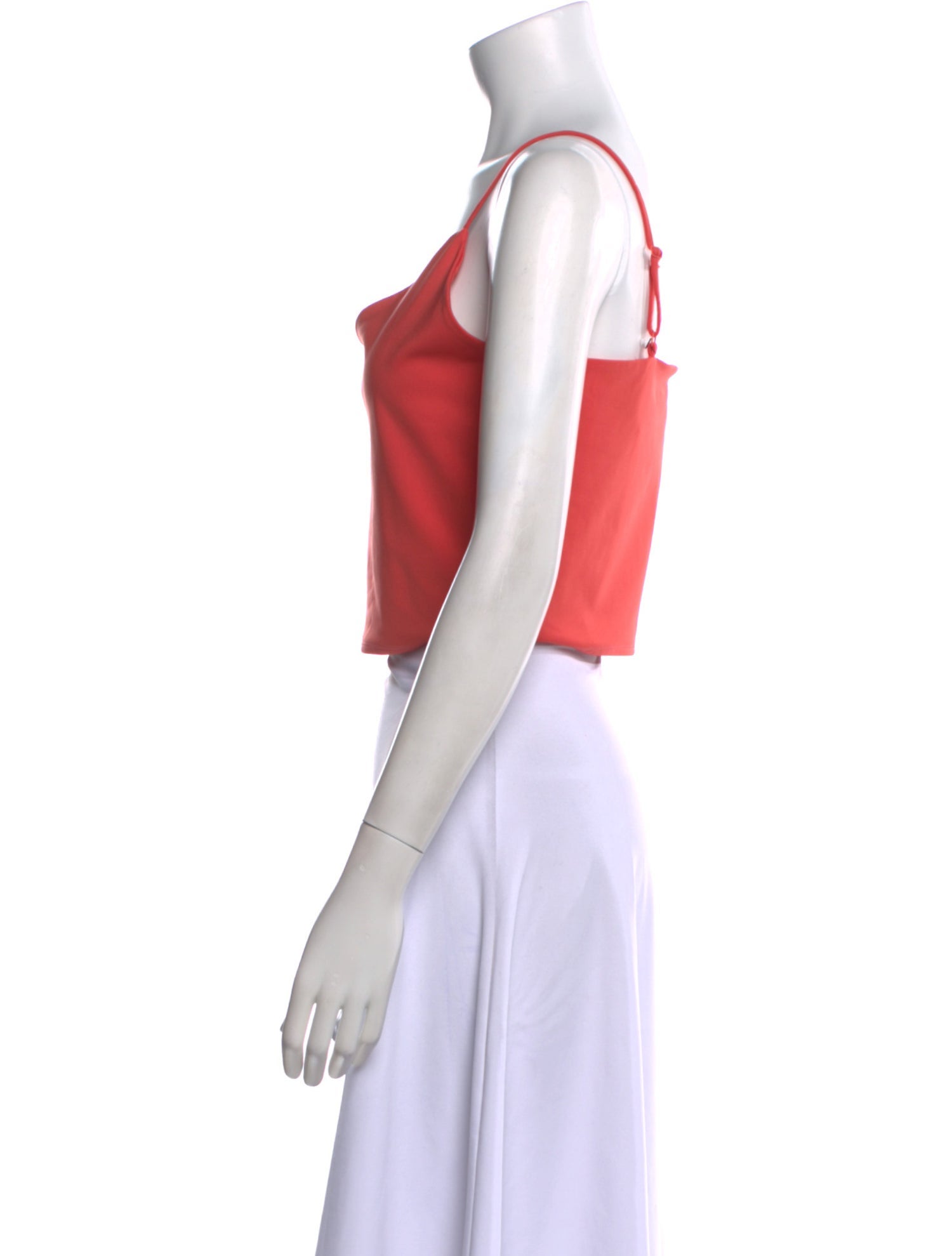Reformation Square Neckline Sleeveless Crop Top
