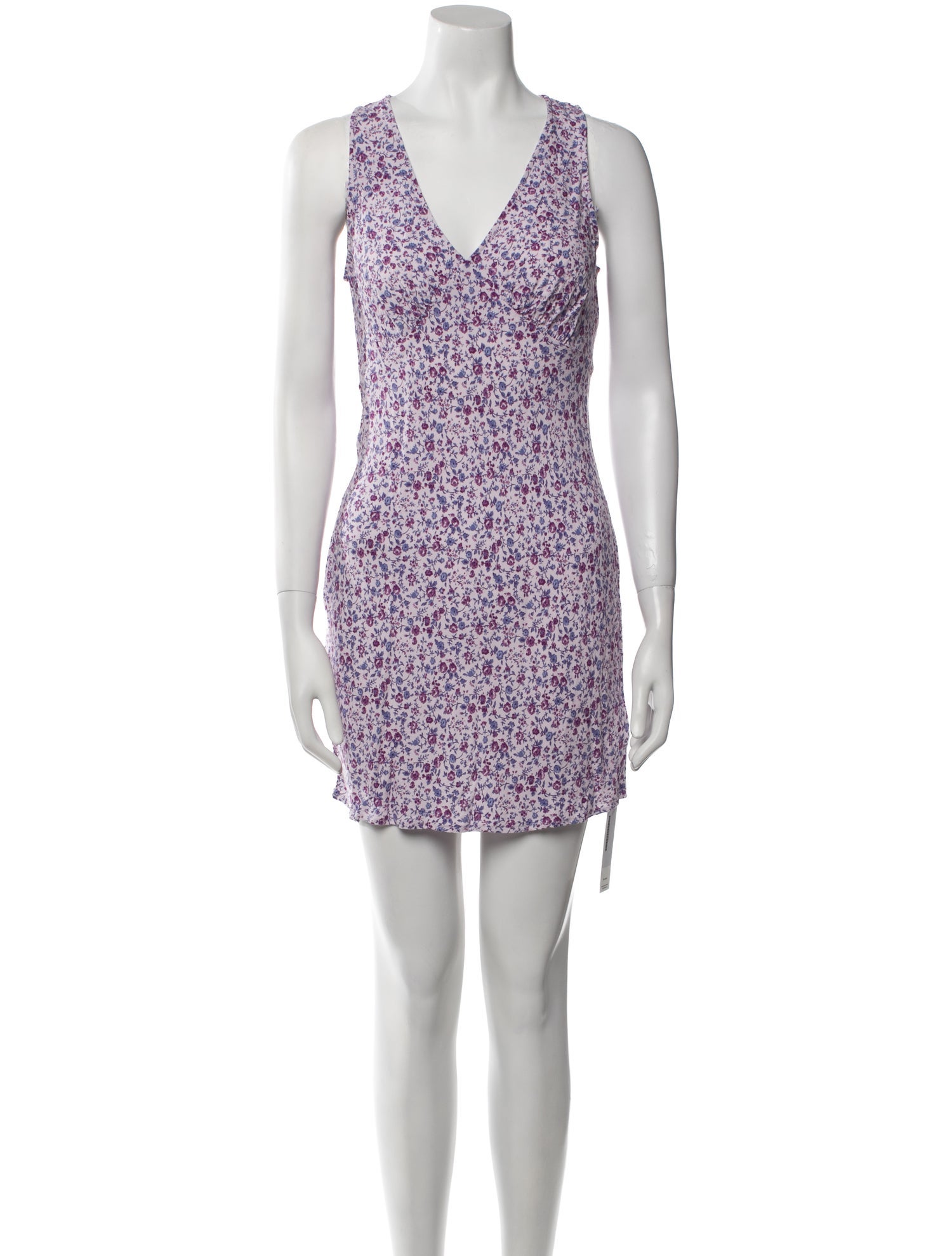 Reformation Floral Print Mini Dress