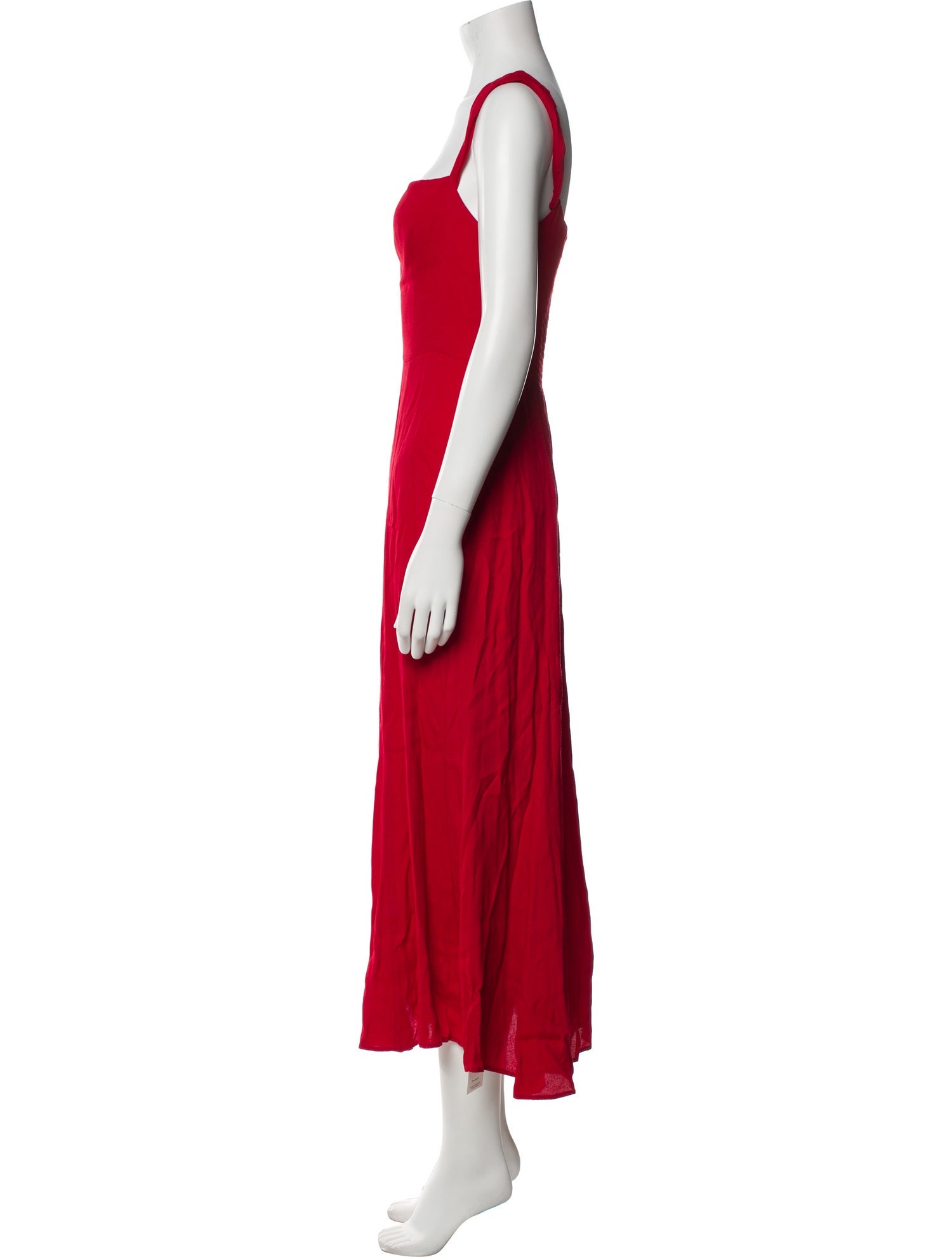 Reformation Square Neckline Long Dress