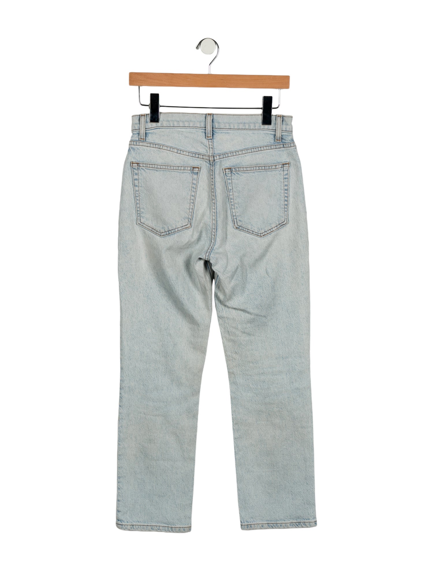 Reformation Mid-Rise Straight Leg Jeans