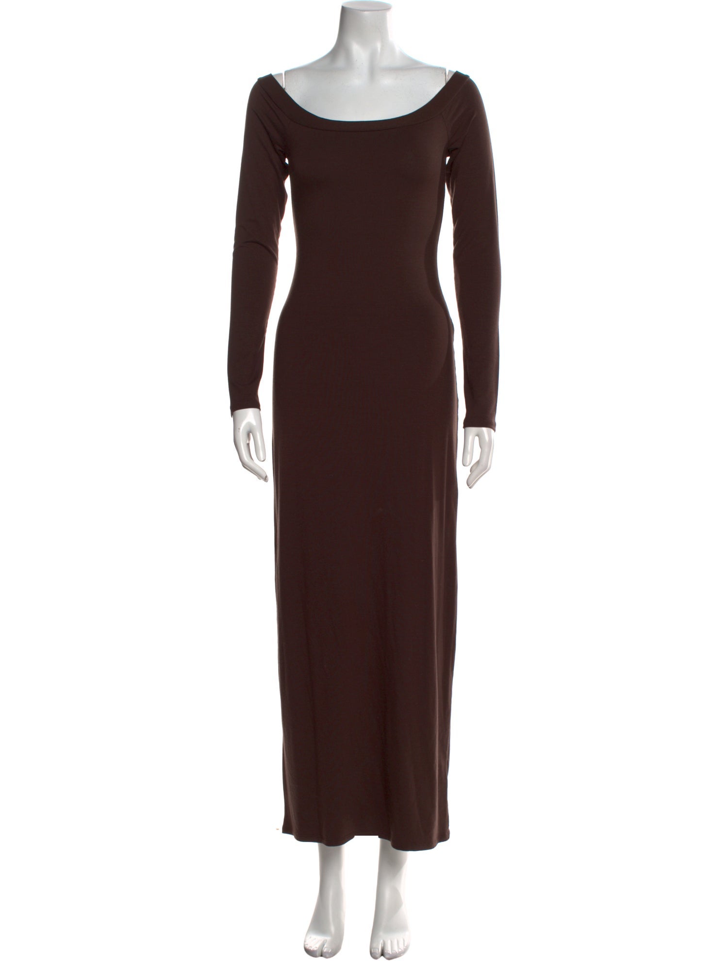 Reformation Bateau Neckline Long Dress