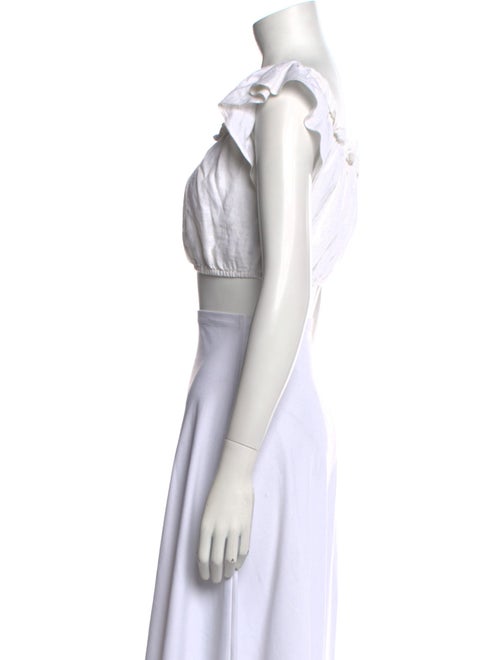 Reformation Scoop Neck Sleeveless Crop Top