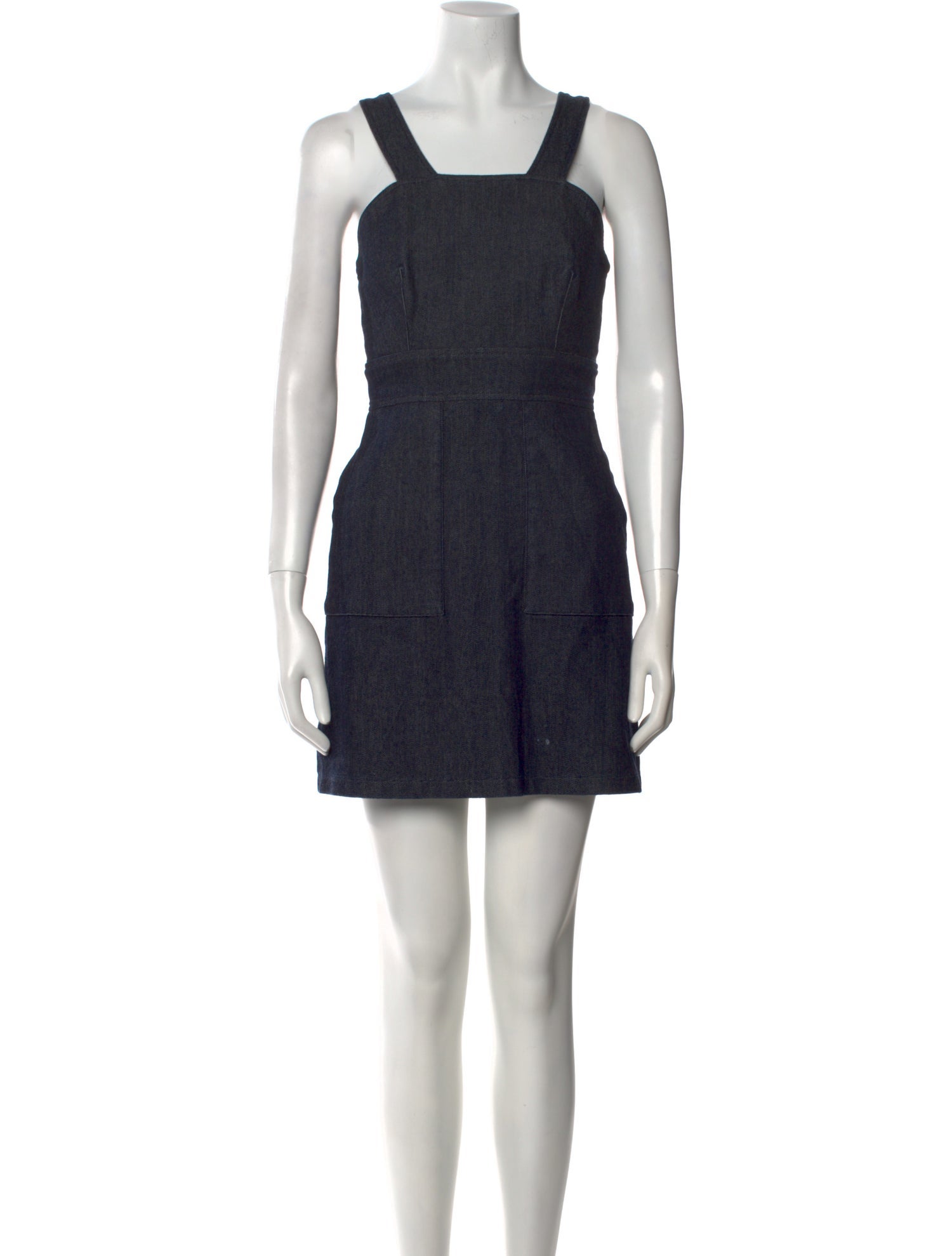 Reformation Square Neckline Mini Dress