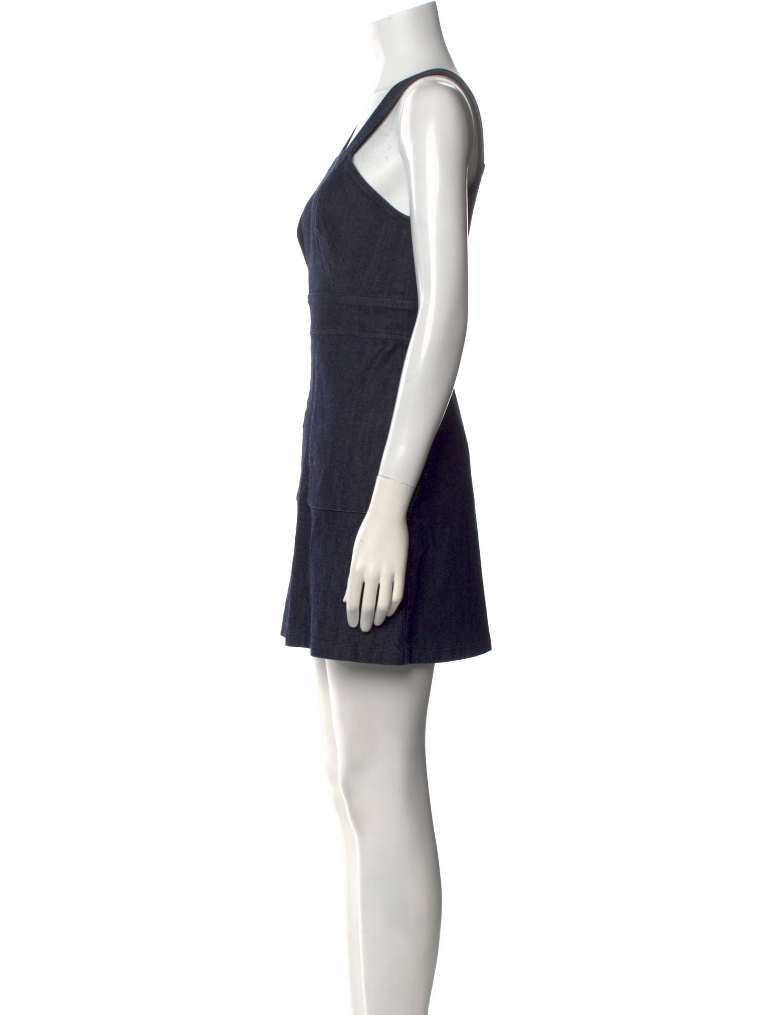 Reformation Square Neckline Mini Dress