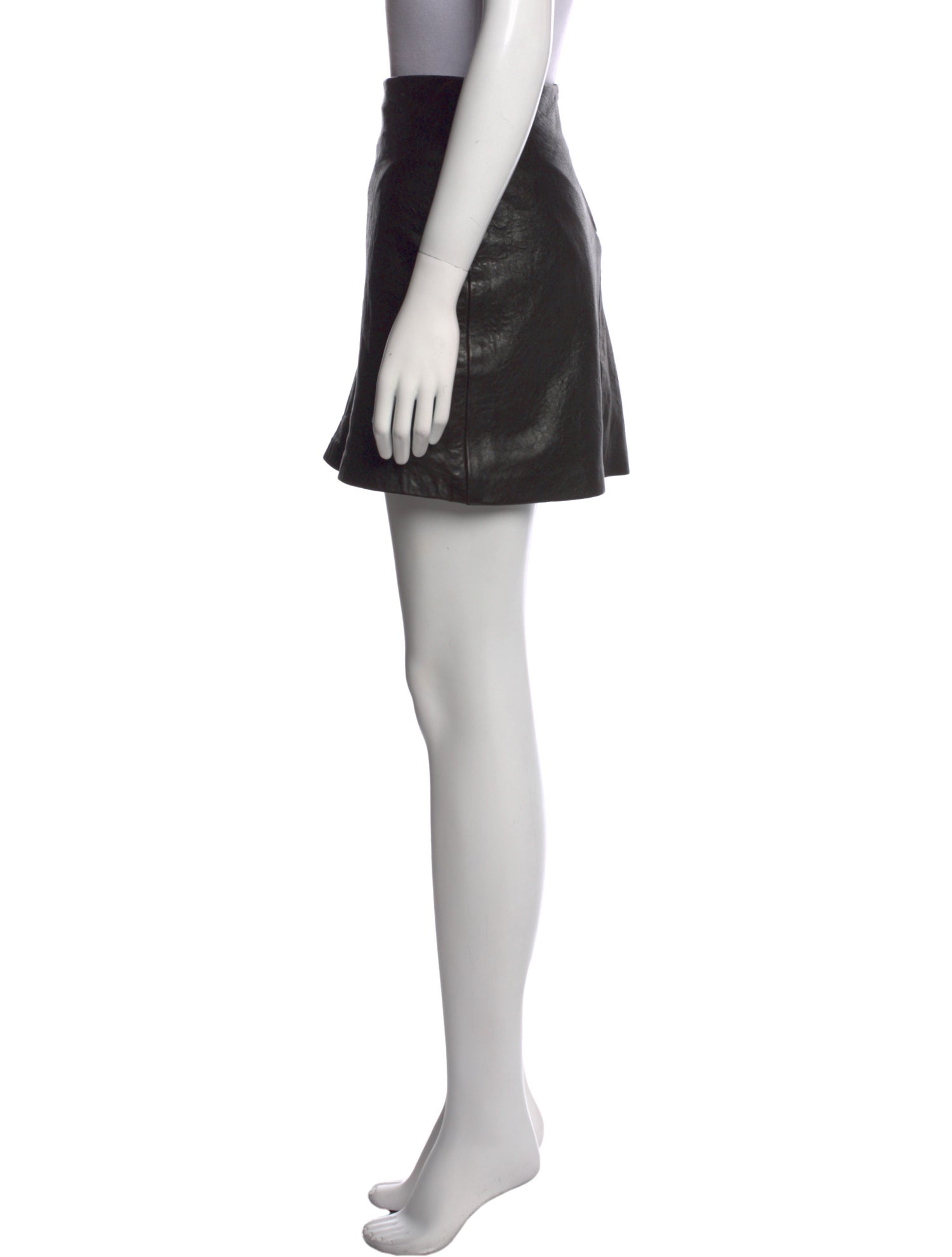 Reformation Leather Mini Skirt