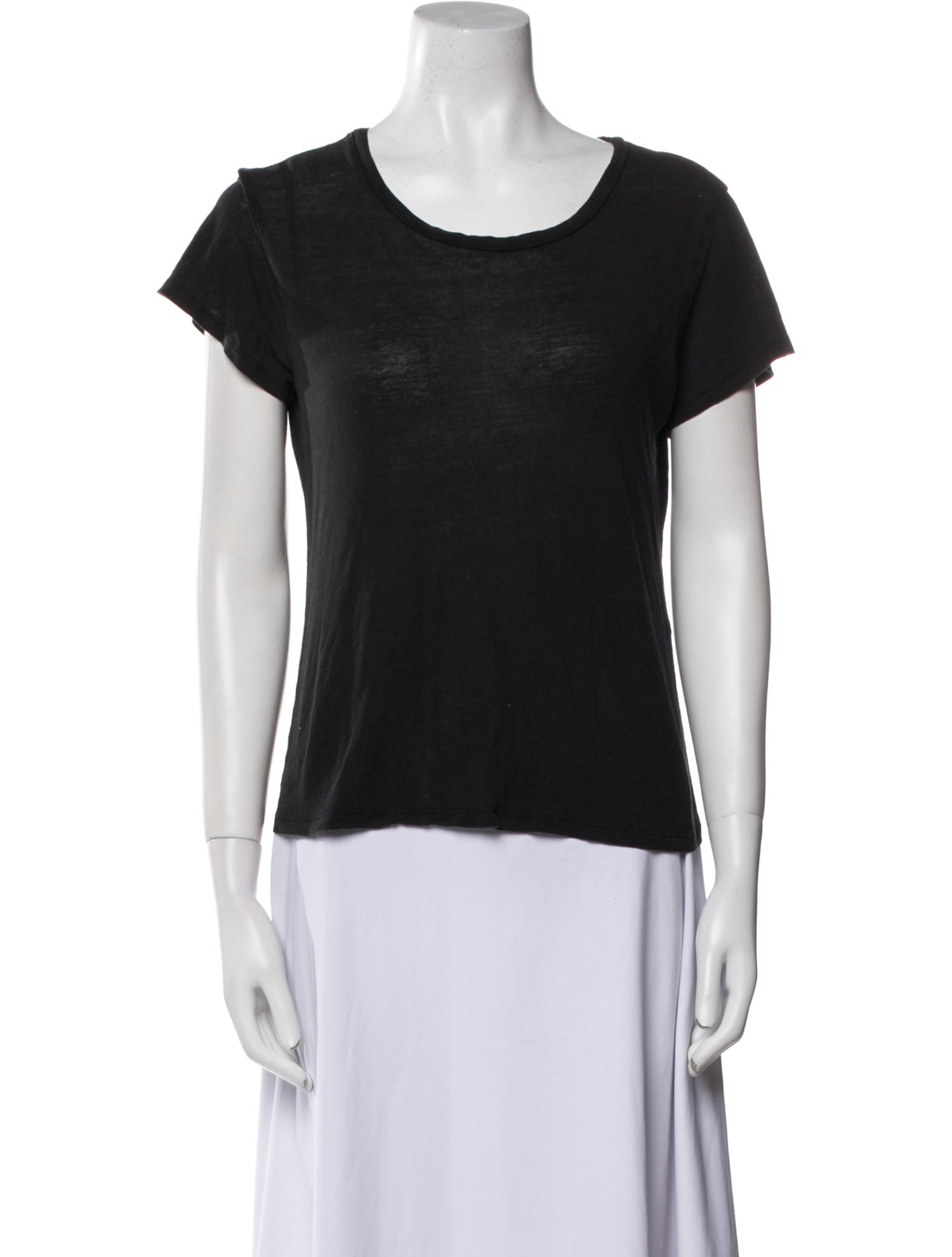 Reformation Scoop Neck Short Sleeve T-Shirt