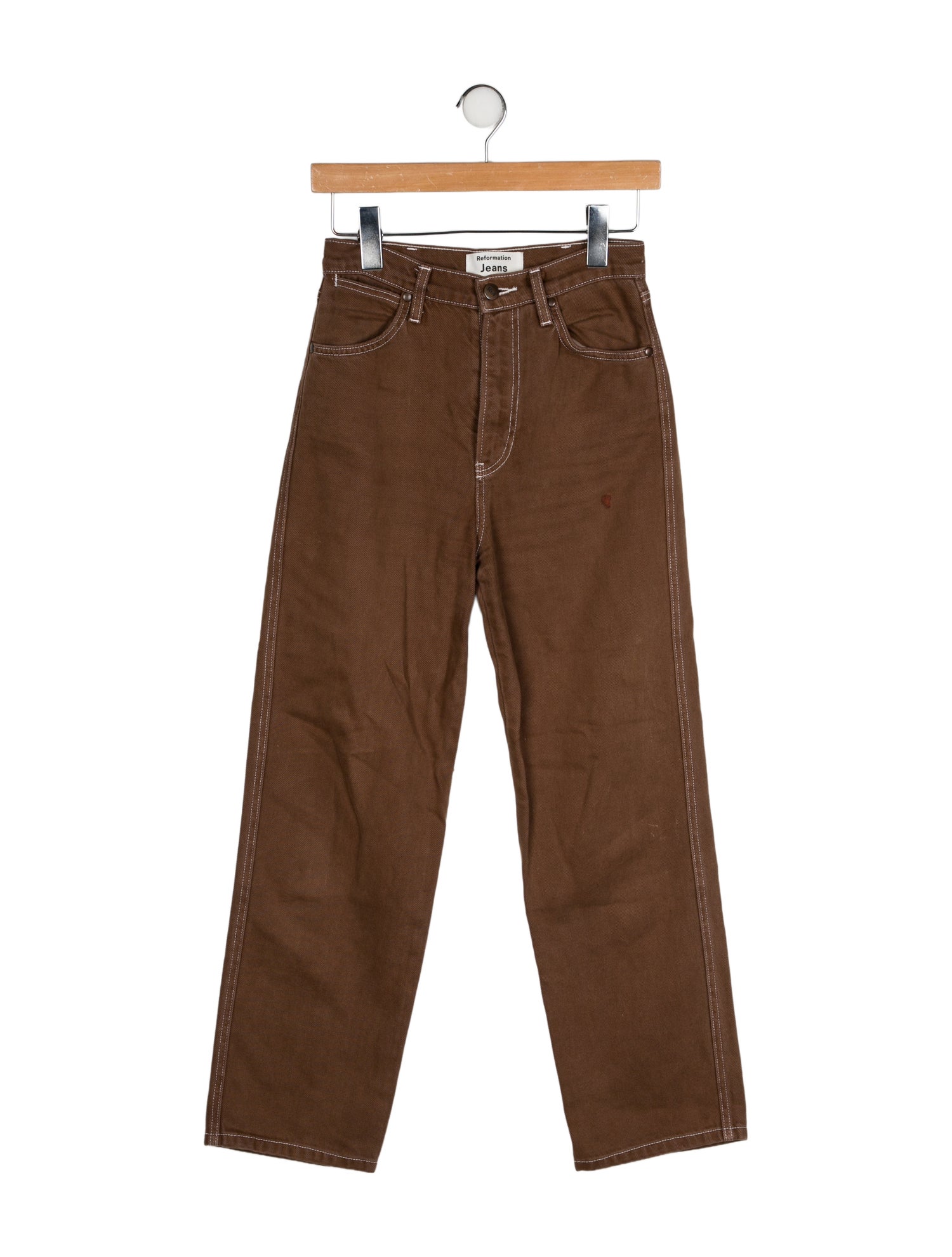 Reformation High-Rise Straight Leg Jeans