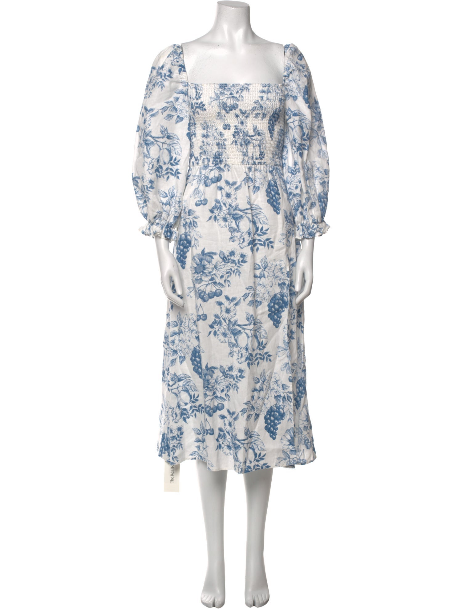 Reformation Linen Midi Length Dress