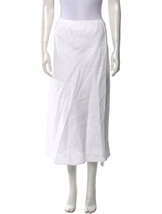 Reformation Linen Midi Length Skirt