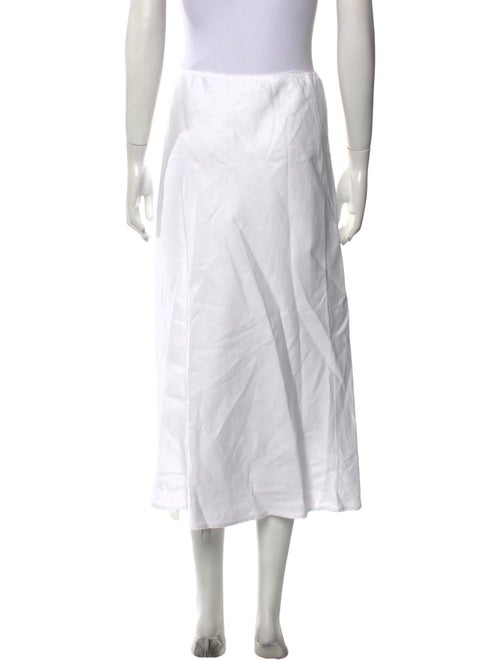 Reformation Linen Midi Length Skirt