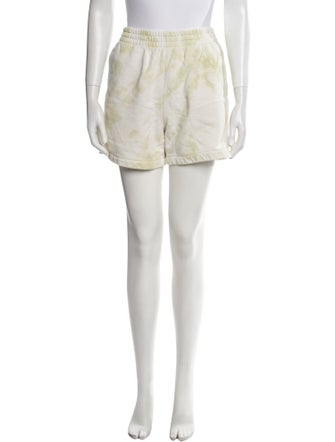 Reformation Tie-Dye Print Mini Shorts