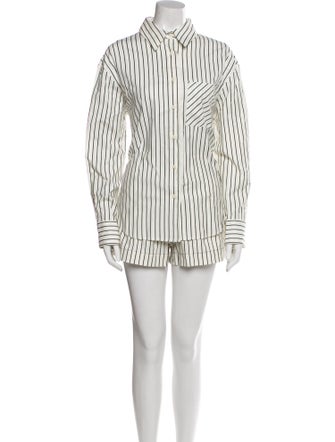 Reformation Striped Short Set