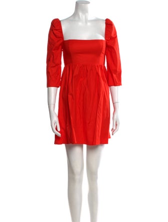 Reformation Square Neckline Mini Dress