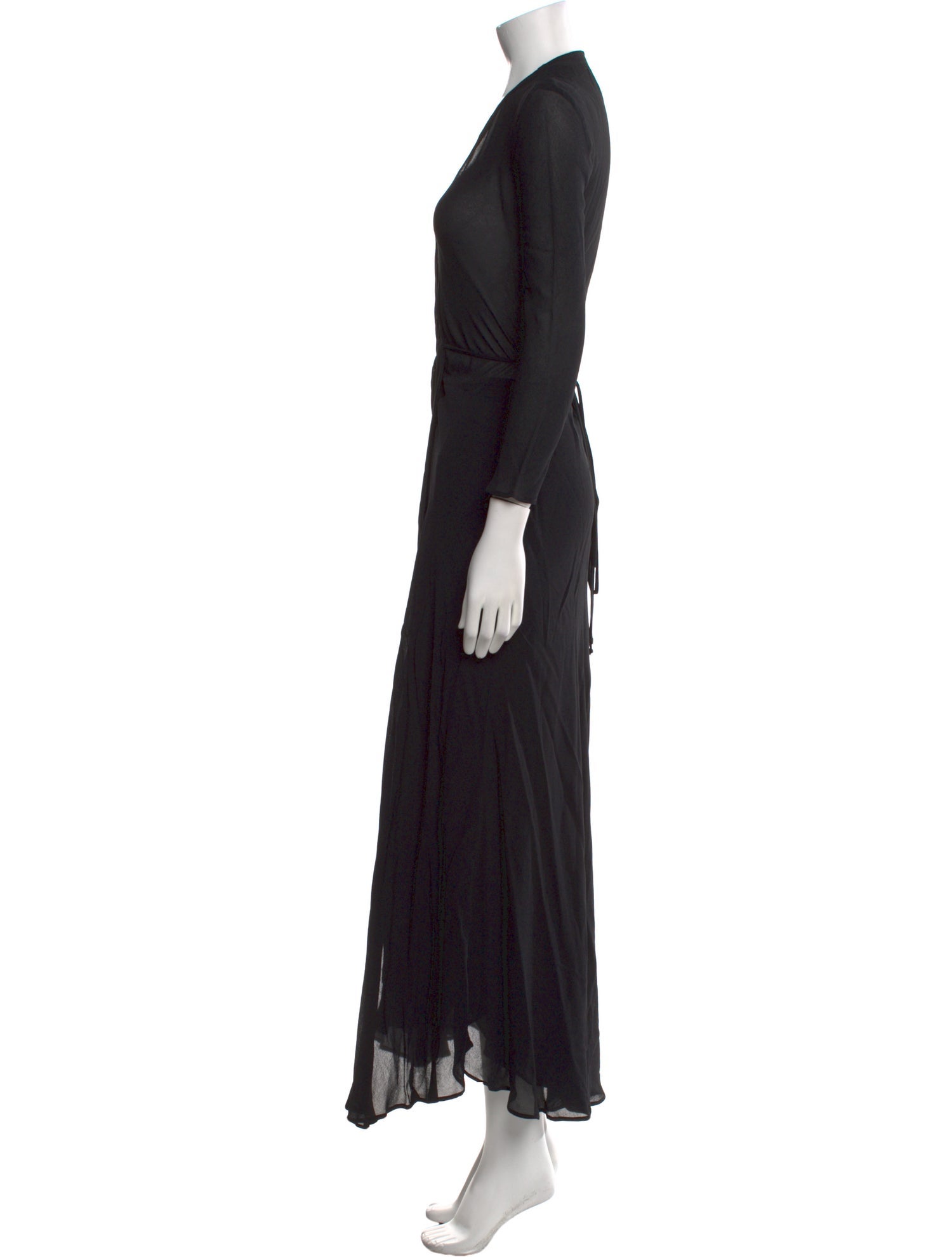 Reformation V-Neck Long Dress