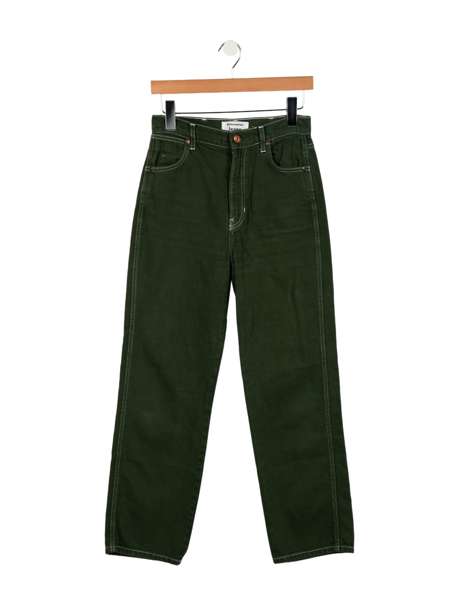 Reformation High-Rise Straight Leg Jeans