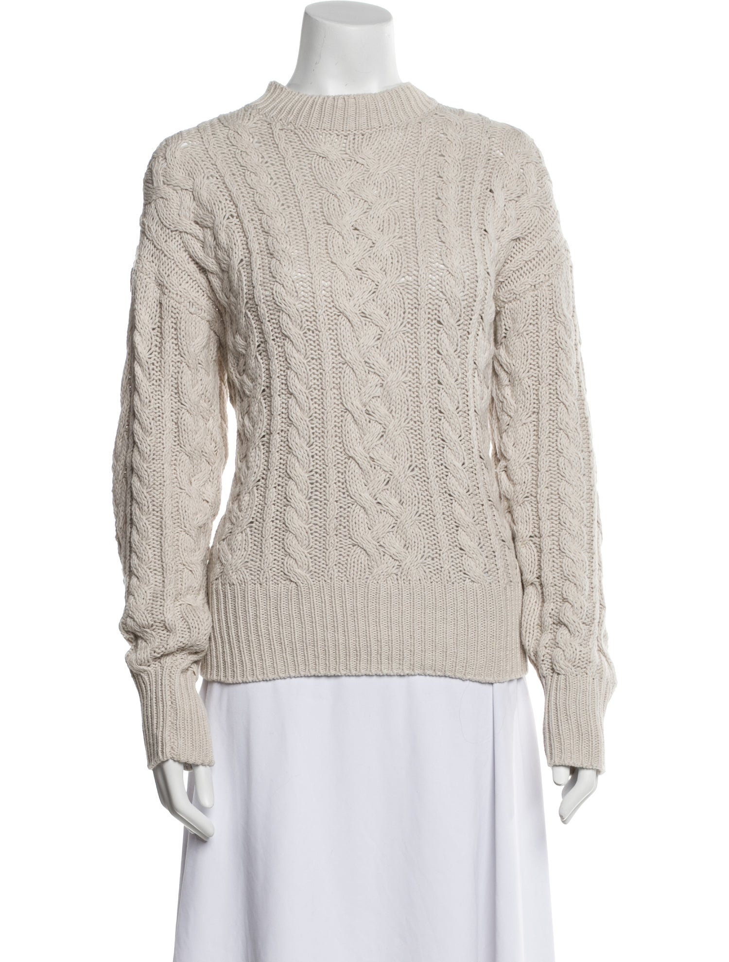 Reformation Cashmere Mock Neck Sweater