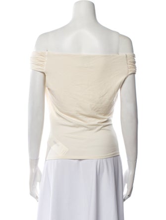 Reformation Off-The-Shoulder Short Sleeve Top