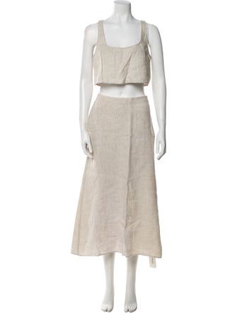 Reformation Linen Skirt Set