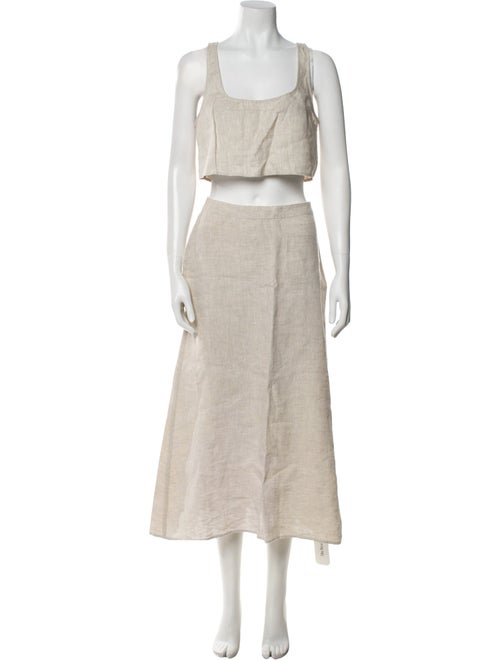 Reformation Linen Skirt Set