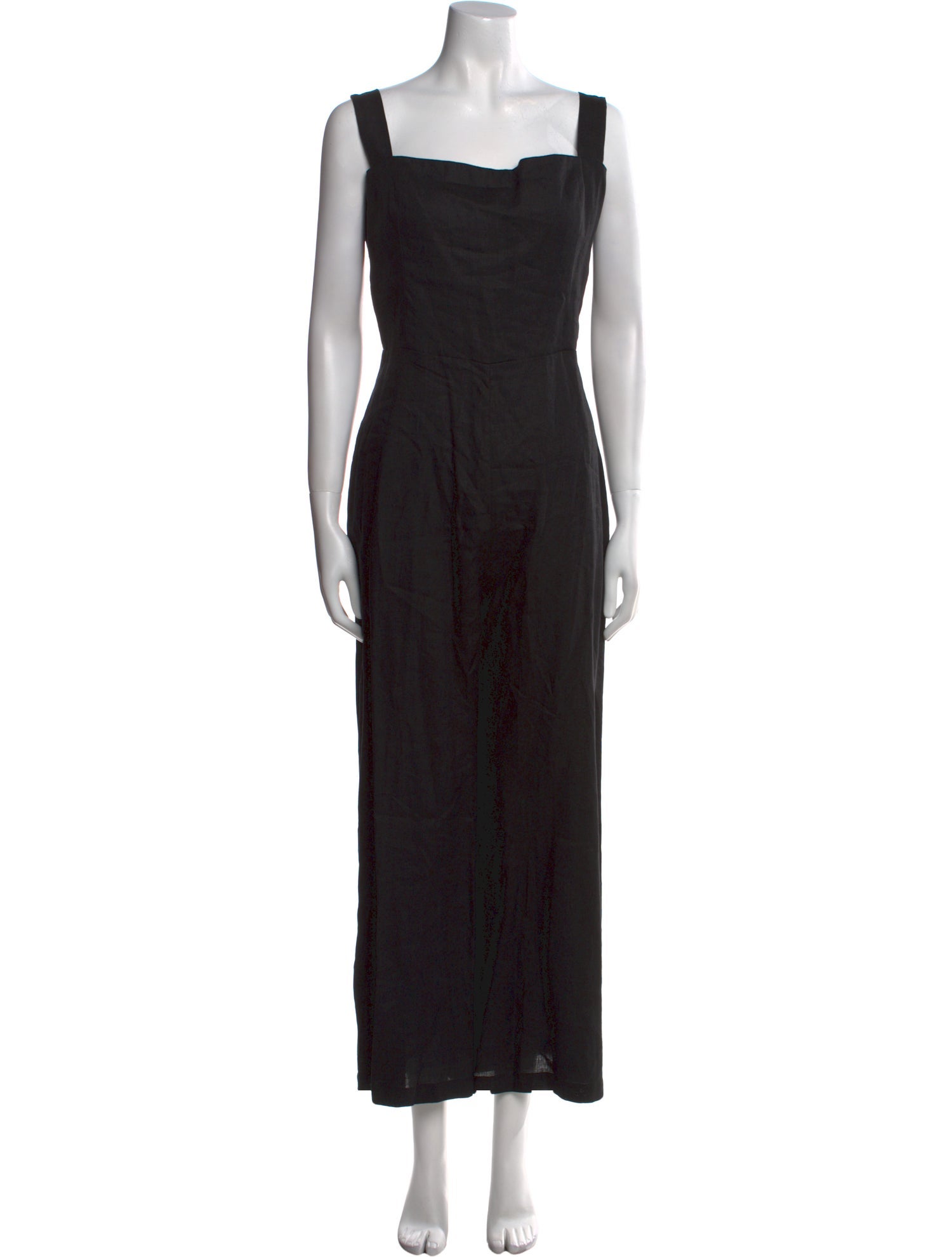 Reformation Linen Square Neckline Jumpsuit