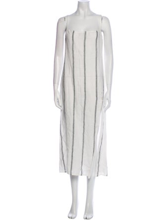 Reformation Linen Midi Length Dress