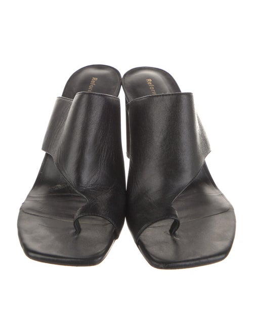 Reformation Leather Slides