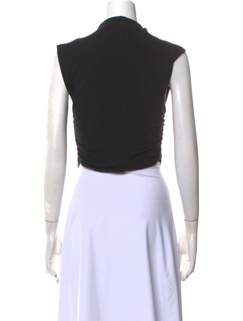 Reformation Mock Neck Sleeveless Crop Top