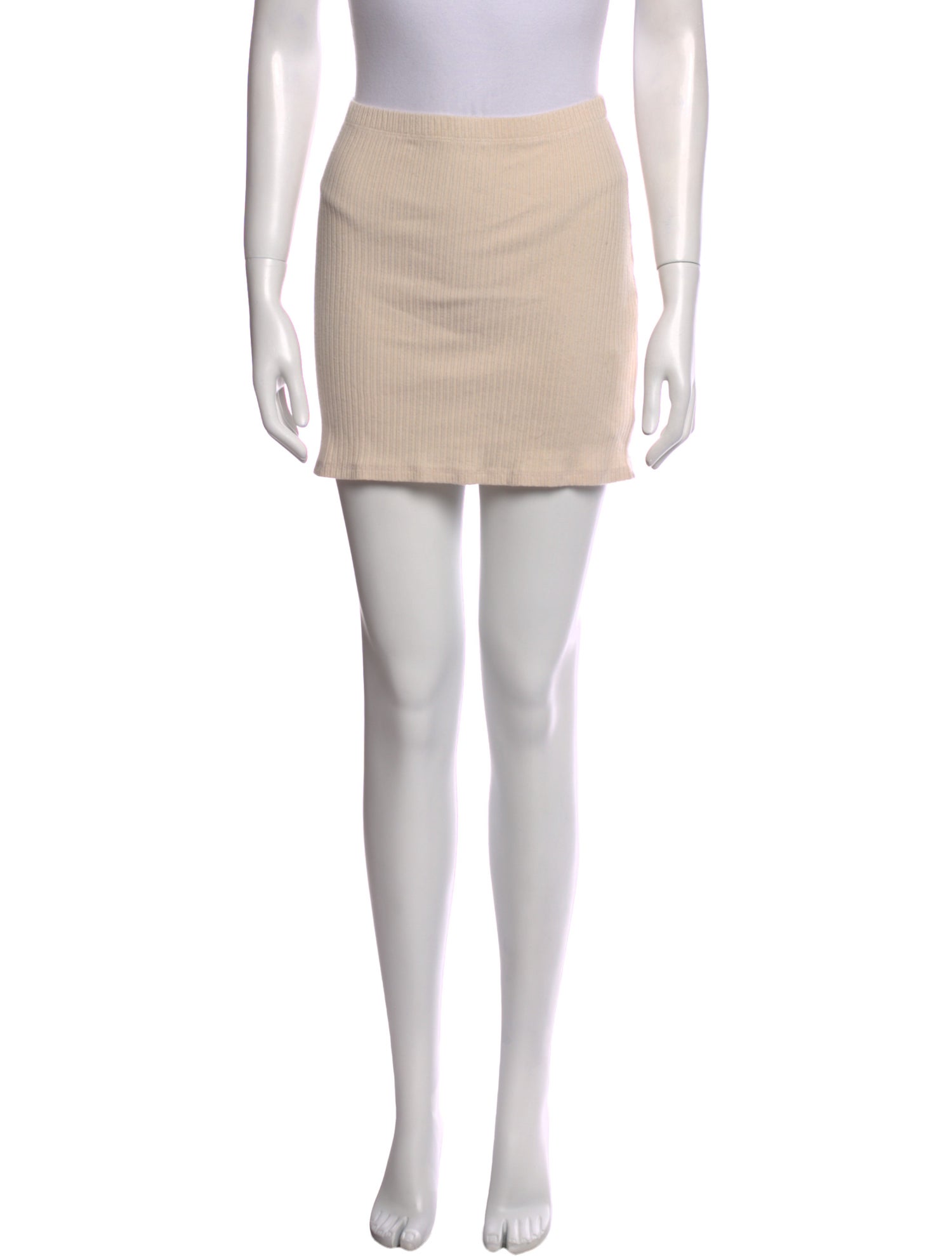 Reformation Eyelet Trim Mini Skirt