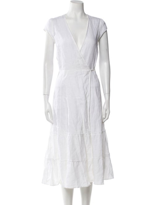 Reformation Linen Midi Length Dress