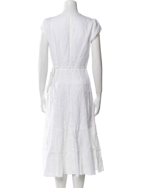 Reformation Linen Midi Length Dress