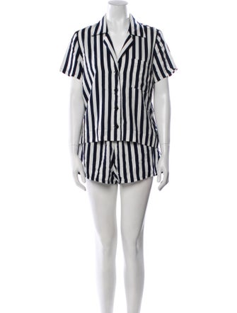 Reformation Striped Short Set