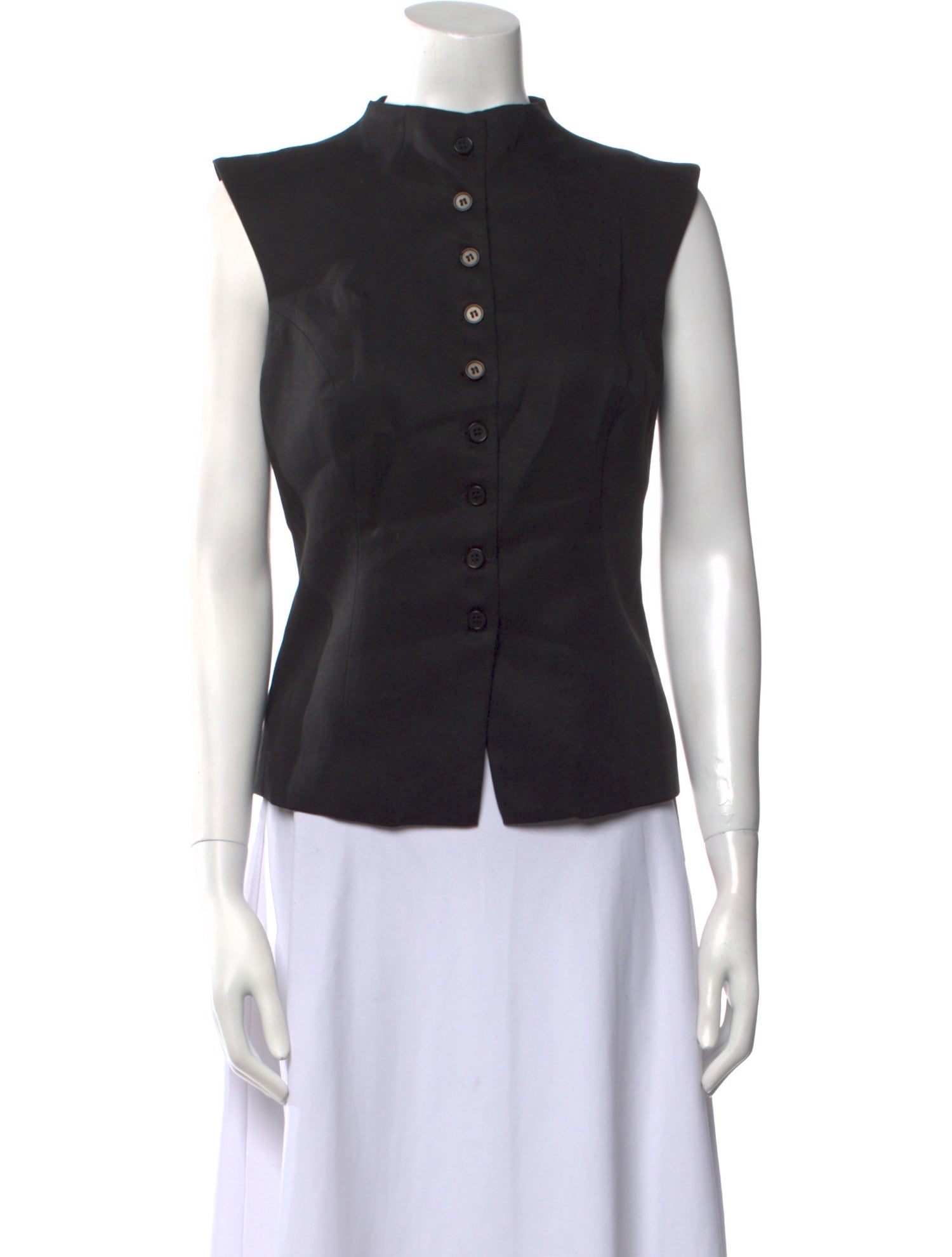 Reformation Mock Neck Sleeveless Top